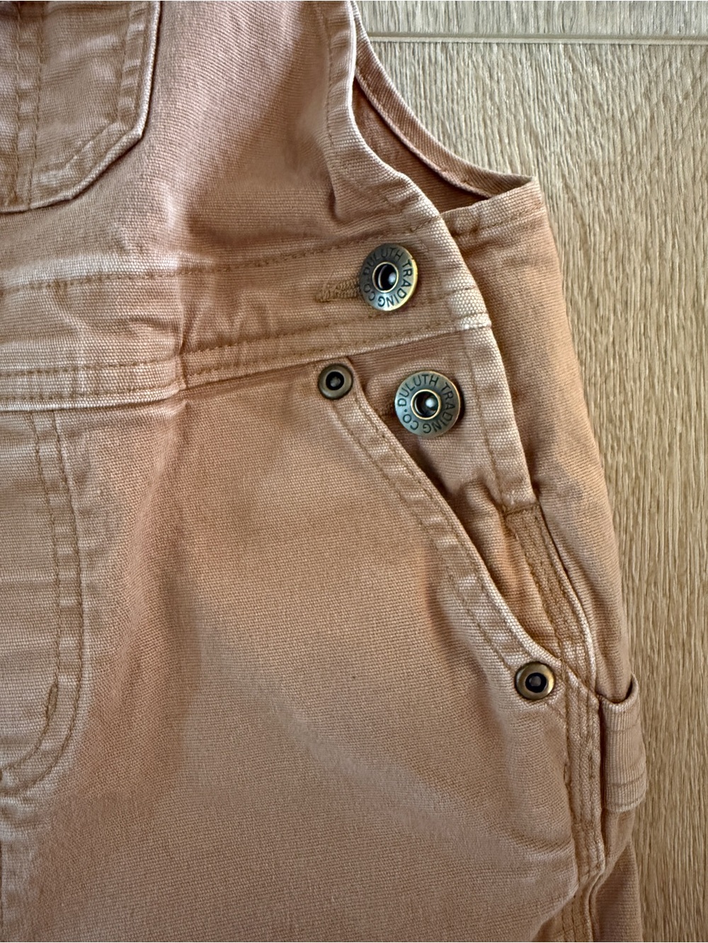 Duluth Trading Co Kids DuluthFlex Fire Hose Bib Overalls Brown Size 3T - Picture 5 of 13
